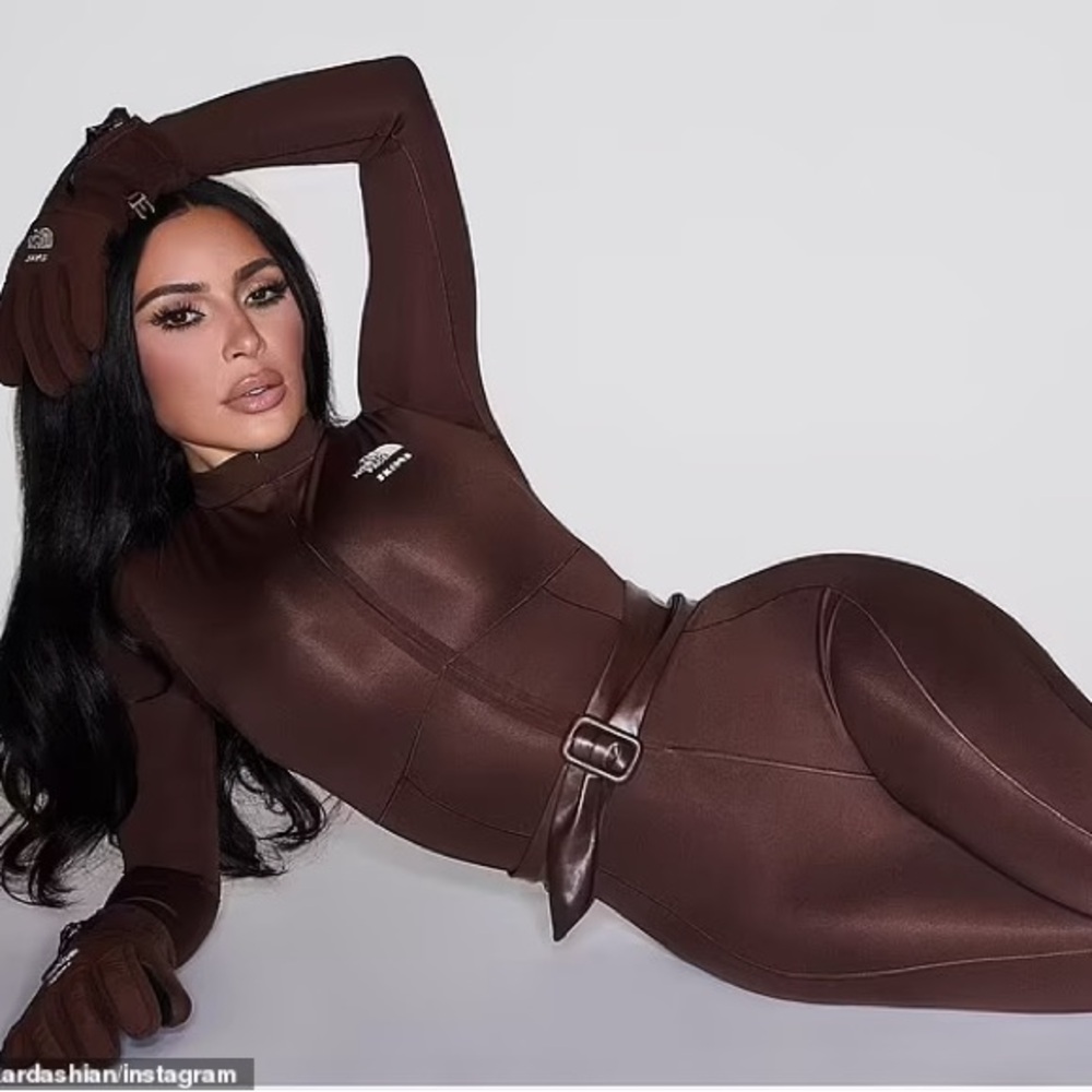 Skims x the northface brown Fitted Jumpsuit